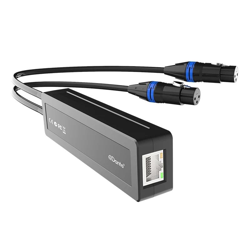 Vilka är funktionerna för Dante -adapter?