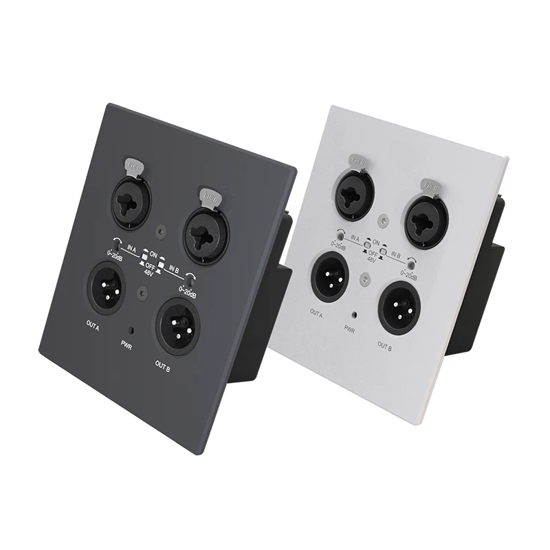 Vilka är de specifika applikationerna för Dante 2 Ch Wall Panel Network Audio Interface?